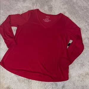 Torrid Women's Red V-Neck Top
